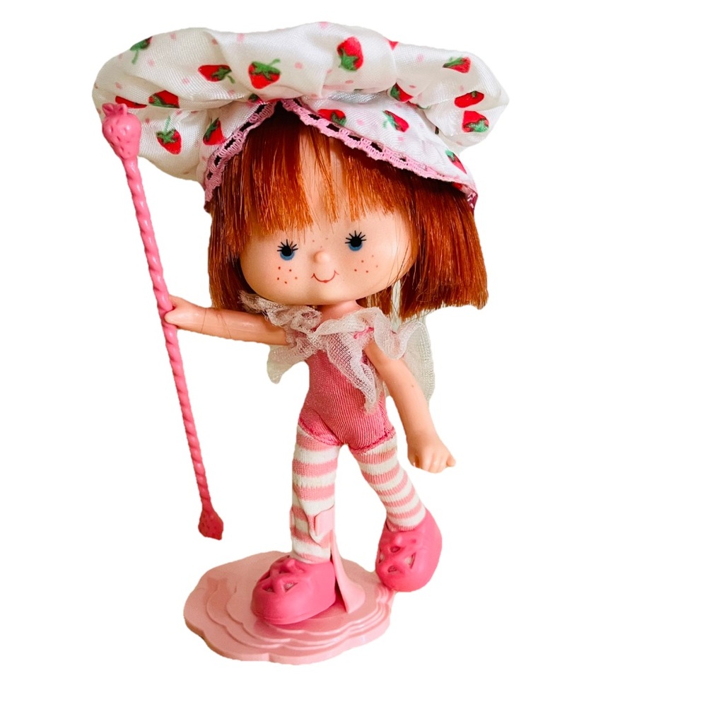 Vintage 1983 Kenner Ballerina Dancin’ Strawberry Shortcake Doll Original Outfit